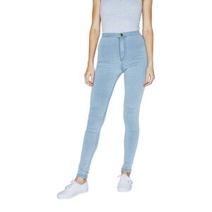 American Apparel light stretch high-waisted denim jeans women’s size Large